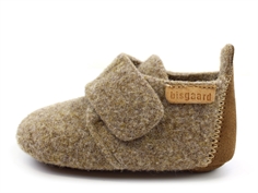Bisgaard camel home shoes with velcro